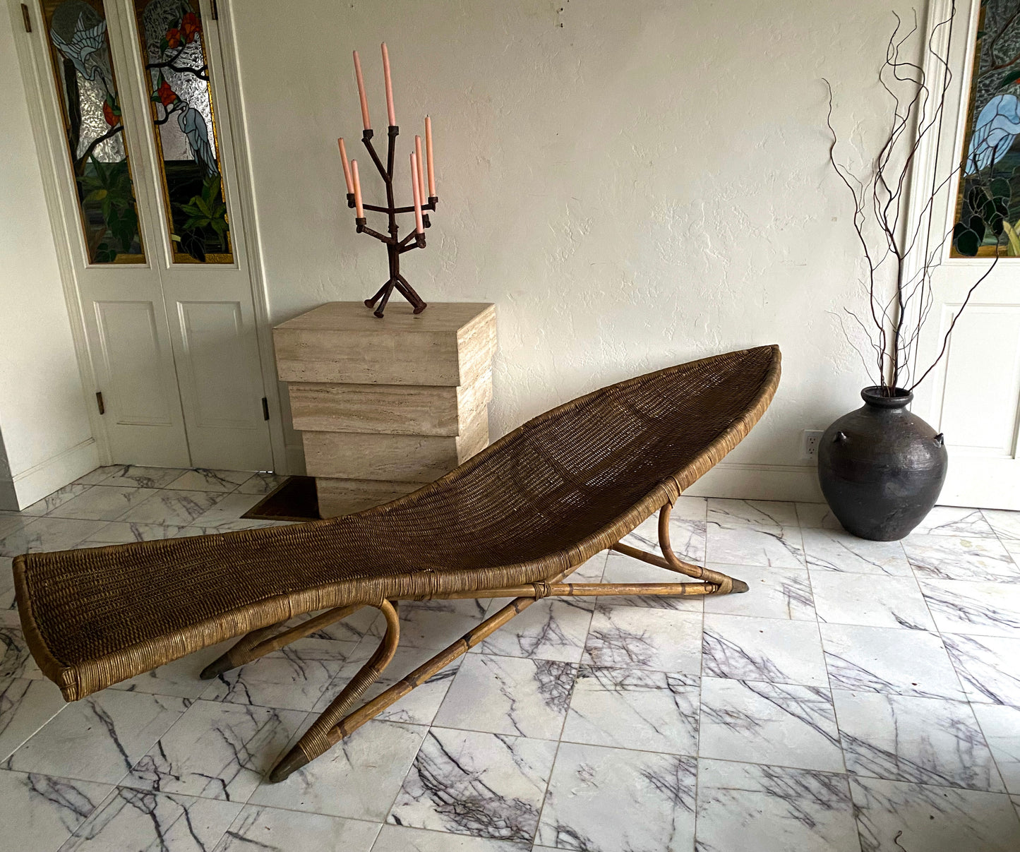 Fish chaise longue by Lina Zervudachi for Elsa Schiaparelli