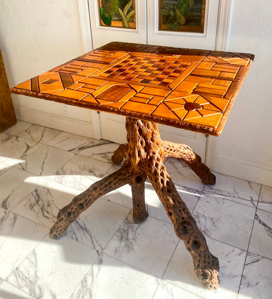 Vintage saguaro game table